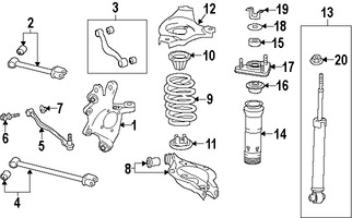 Foto de Aislante de Muelle Original para Lexus Marca LEXUS N�mero de Parte 4825830050