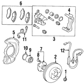 Foto de Maza de la Rueda Original para Toyota Lexus Marca LEXUS Nmero de Parte 43502AA021