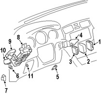 Foto de Interruptor de Luz de Freno Original para Lexus Toyota Marca LEXUS Nmero de Parte 8434006010