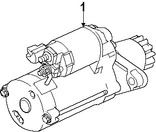 Foto de Motor de arranque Original para Toyota Lexus Scion Marca LEXUS Remanufacturado N�mero de Parte 281002002084
