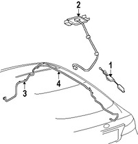 Foto de Mstil de Antena de Radio Original para Lexus ES350 2007 2008 2009 2010 2011 2012 Marca LEXUS Nmero de Parte 8630033261