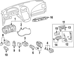 Foto de Panel de Instrumentos Original para Lexus ES350 2008 Marca LEXUS Nmero de Parte 8380033B71