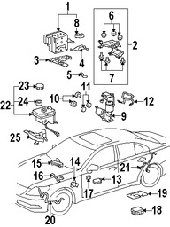 Foto de Sensor Angulo de Direcci�n Original para Lexus Marca LEXUS N�mero de Parte 8918348020