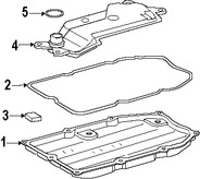 Foto de Carter Transmisin Automtica Original para Lexus LS460 Marca LEXUS Nmero de Parte 3510650050