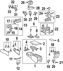 Foto de Cubierta de Panel de Instrumentos Original para Toyota Scion Lexus Marca LEXUS Nmero de Parte 8551302020