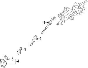 Foto de Cardn de Eje de Columna Direccin Original para Lexus LS460 Lexus LS600h Marca LEXUS Nmero de Parte 4520650050