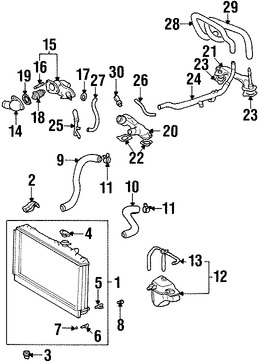 Foto de Sensor de temperatura de Refrigerante del motor Original para Lexus Toyota Marca LEXUS Nmero de Parte 8942230030
