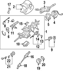 Foto de Columna de Direccion Original para Lexus SC430 Marca LEXUS Nmero de Parte 4581024030