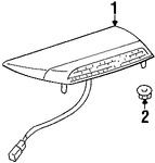 Foto de Luz de freno centro superior Original para Lexus SC430 2006 2007 2008 2009 2010 Marca LEXUS N�mero de Parte 8157024061D2