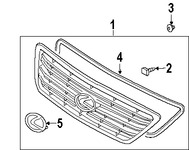 Foto de Emblema de la rejilla / parrilla Original para Lexus GX470 Lexus LX470 Marca LEXUS Nmero de Parte 9097502050