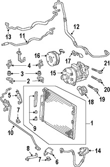 Foto de Manguera de succin Refrigerante Aire Acondicionad Original para Toyota 4Runner 2008 2009 2007 Lexus GX470 2007 2008 2009 Marca LEXUS Nmero de Parte 8870460400