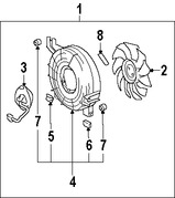 Foto de Motor de Ventilador de Condensador Aire Acondicionado Original para Toyota Corolla Lexus GX470 Marca LEXUS Nmero de Parte 8855012160