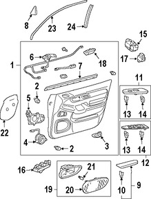 Foto de Switch de Memoria de Asiento Original para Lexus GX470 Marca LEXUS Nmero de Parte 8492760030