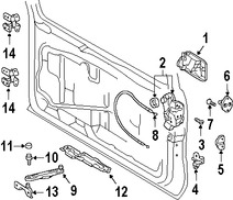 Foto de Manilla Puerta Trasera Original para Lexus GX470 Marca LEXUS N�mero de Parte 6902360012C0