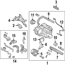 Foto de Motor del ventilador HVAC Original para Toyota Highlander Toyota Land Cruiser Lexus  Lexus LX570 Marca LEXUS N�mero de Parte 8710328111