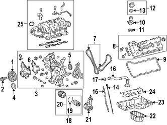 Foto de Cadena del Tiempo del Motor Original para Lexus Toyota Marca LEXUS N�mero de Parte 135060S020