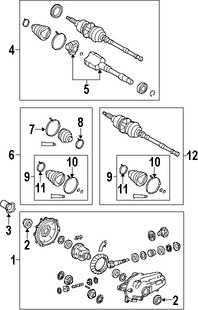 Foto de Kit Junta Homocinetica Original para Lexus Marca LEXUS Nmero de Parte 4347039427