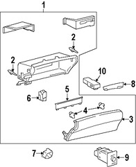 Foto de Interruptor Liberador de Bal Original para Toyota Lexus Marca LEXUS Nmero de Parte 8484024020