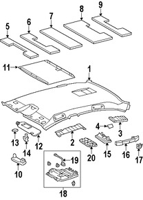 Foto de Luz de mapa Original para Lexus GS350 2007 Lexus GS430 2007 Marca LEXUS Nmero de Parte 8126030A60A0