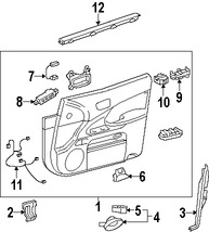 Foto de Luz de cortes�a Original para Lexus Marca LEXUS N�mero de Parte 8108030060