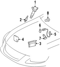 Foto de Computadora del Motor Original para Lexus GS450h 2008 Marca LEXUS N�mero de Parte 8966130G60