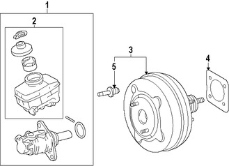 Foto de Vlvula de Control Reforzador de Frenos de Potencia Original para Toyota  Lexus Scion Marca LEXUS Nmero de Parte 4473020170