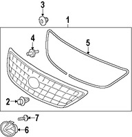 Foto de Emblema de la rejilla / parrilla Original para Lexus RX400h 2006 2007 2008 Marca LEXUS Nmero de Parte 7531148100