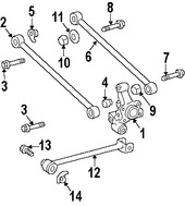 Foto de Muon de Suspensin Original para Toyota Highlander Lexus RX400h Marca LEXUS Nmero de Parte 4230548051