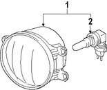 Foto de Luz de Niebla Original para Toyota Lexus Scion Marca LEXUS Nmero de Parte 812200D042