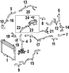 Foto de Enfriador Invertidor Original para Lexus LS600h Marca LEXUS Nmero de Parte G901050011