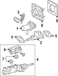 Foto de Lnea hidrulica de Freno Original para Lexus LS600h Lexus LS460 Marca LEXUS Nmero de Parte 4425550050