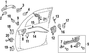 Foto de Varilla de Operaci Original para Toyota Land Cruiser Lexus LX570 Marca LEXUS Nmero de Parte 6931260050