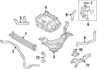 Foto de Enfriador Invertidor Original para Lexus CT200h Marca LEXUS Nmero de Parte G901076011