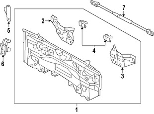 Foto de Panel posterior Original para Lexus CT200h Marca LEXUS N�mero de Parte 5830776011
