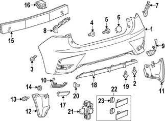 Foto de Soporte de cubierta de parachoques Original para Lexus CT200h 2014 2015 2016 2017 Marca LEXUS Nmero de Parte 5256676020