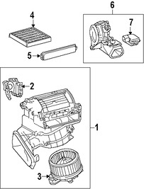 Foto de Conuunto de Motor de Ventilador Original para Lexus HS250h 2010 2011 2012 Lexus CT200h 2011 2012 2013 Marca LEXUS Nmero de Parte 8710375021