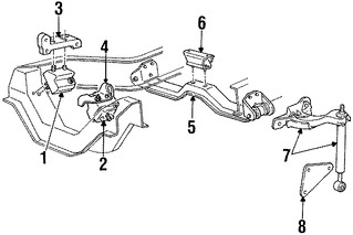 Foto de Soporte de Montura del motor Original para Mazda B4000 Marca MAZDA Nmero de Parte ZZP439020