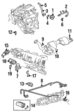 Foto de Empacadura Manguera EGR Original para Mazda B4000 Marca MAZDA N�mero de Parte ZZM220313