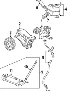 Foto de Enfriador Direccin Asistida Original para Mazda B4000 2006 2007 2008 2009 2005 Marca MAZDA Nmero de Parte 1F8232591