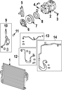 Foto de Embrague del Compresor de Aire Acondicionado Original para Mazda Tribute 2008 2009 2010 2011 Marca MAZDA Nmero de Parte ZZD476851