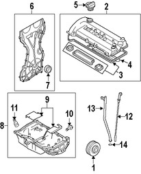 Foto de Tubo de Varilla medidora nivel de Aceite Original para Mazda Tribute 2008 Marca MAZDA Nmero de Parte ZZCA10325