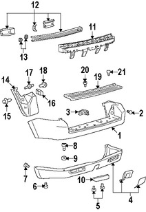 Foto de Cubierta del parachoques Original para Mazda Tribute 2008 2009 2010 2011 Marca MAZDA N�mero de Parte ZZCB50221A