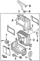 Foto de Recipiente del nucleo del evaporador del aire acon Original para Mazda Millenia 1995 Marca MAZDA Nmero de Parte TA0161J01