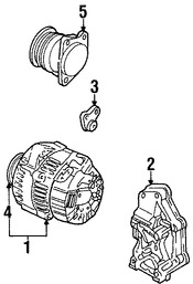Foto de Tensor de correa Original para Mazda Millenia Marca MAZDA N�mero de Parte KJ0215980B