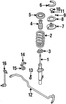 Foto de Muelle Helicoidal Original para Mazda Millenia Marca MAZDA N�mero de Parte T00134011A