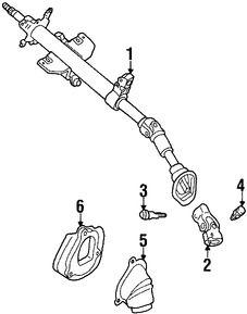 Foto de Columna de Direccion Original para Mazda Protege 2002 2003 2001 Mazda Protege5 2003 2002 Marca MAZDA Nmero de Parte BL8D32100