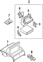 Foto de Soporte de Modulo de Control de GPS Original para Mazda 3 2004 2005 2006 2007 2008 2009 Marca MAZDA N�mero de Parte BP4K669B2