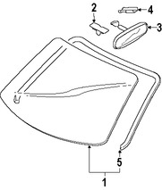 Foto de Espejo retrovisor interior Original para Mazda 3 Mazda 5 Marca MAZDA N�mero de Parte BP4L69220A