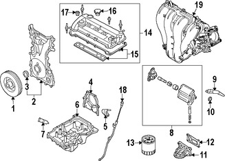 Foto de M�ltiple de Admisi�n del Motor Original para Mazda 3 2010 2011 2012 2013 Marca MAZDA N�mero de Parte LF8J13100A