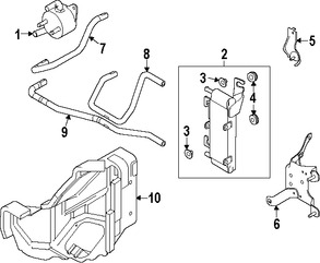 Foto de Enfriador de Aceite de Transmision Original para Mazda 3 2010 Marca MAZDA Nmero de Parte FSKB199F0